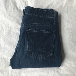 Super high waisted dark wash Gap jeans